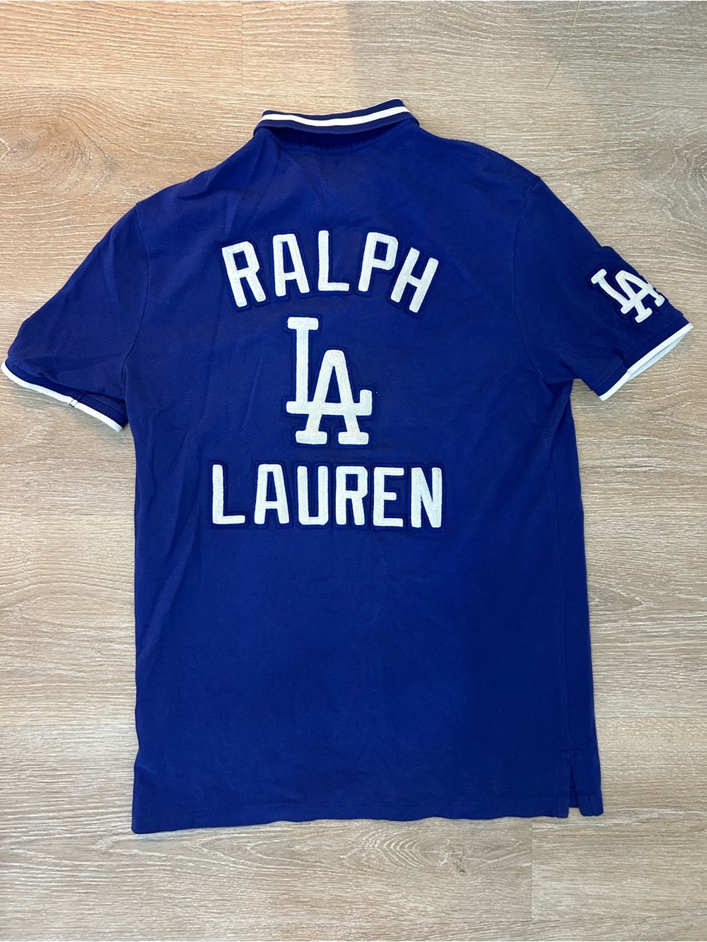 VTG Ralph Lauren Men's Los Angeles Dodgers Polo Shirt Embroidered S Preppy